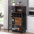 Wine Bar Cabinet for Liquor and Glasses by DailySale