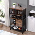Wine Bar Cabinet for Liquor and Glasses by DailySale