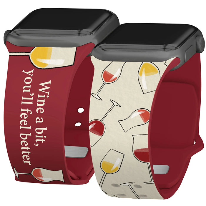 Wine, Beer, & Booze HD Apple Watch Band by Affinity Bands