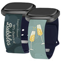 Wine, Beer, & Booze HD Fitbit Versa 3 & Sense 1 Watch Band by Affinity Bands