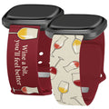 Wine, Beer, & Booze HD Fitbit Versa 3 & Sense 1 Watch Band by Affinity Bands