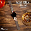 Wine, Beer, & Booze HD Watchband for Samsung, Garmin, Fossil, and More by Affinity Bands