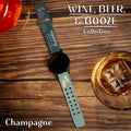 Wine, Beer, & Booze HD Watchband for Samsung, Garmin, Fossil, and More by Affinity Bands