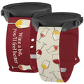Wine, Beer, & Booze HD Watchband for Samsung, Garmin, Fossil, and More by Affinity Bands