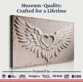 Wings of Love Abstract Wall Art II by Tailored Canvases