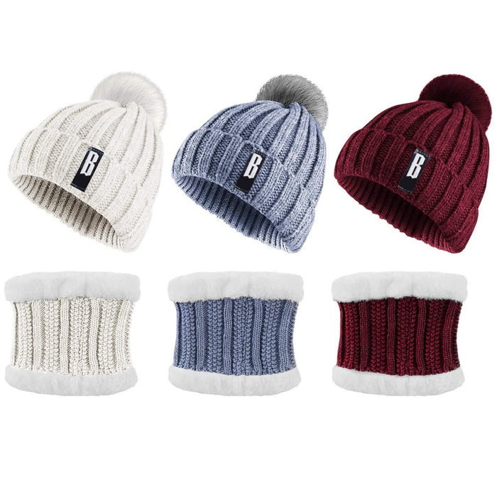 Winter Beanie Hat Scarf Set for Women by DailySale