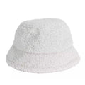 Winter Bucket Hat Women Warm Hats Vintage Faux Fur Fisherman Cap by DailySale