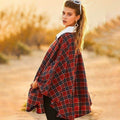 Winter Pocket Plaid Poncho by DailySale