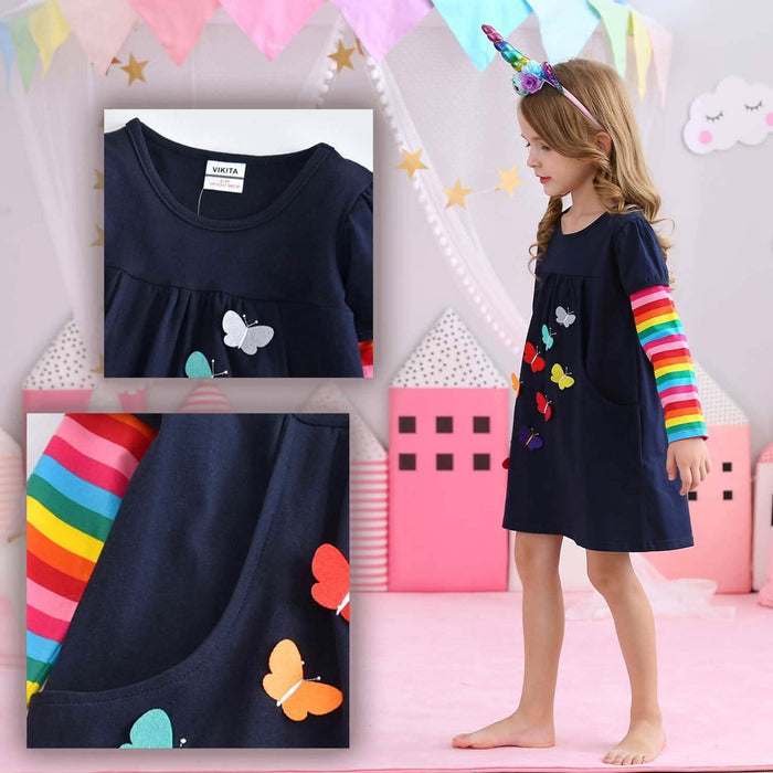Winter Toddler Girl Long Sleeve Dress by DailySale