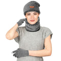 Winter Warm Beanie and Touch Screen Gloves Scarfs Set by DailySale