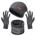 Winter Warm Beanie and Touch Screen Gloves Scarfs Set by DailySale