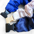 Winter Wonderland Bundle - 3-Pack Hanukkah Holiday Buckle Scrunchies - No Snagging, No Tangles by Buckle Scrunchies by RE.STATEMENT