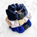 Winter Wonderland Bundle - 3-Pack Hanukkah Holiday Buckle Scrunchies - No Snagging, No Tangles by Buckle Scrunchies by RE.STATEMENT