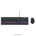 Wired Gaming Keyboard & Mouse Combo - 104-Key Anti-Ghosting RGB Backlight by Zerodamage Sahara Case LLC