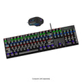 Wired Gaming Keyboard & Mouse Combo - 104-Key Anti-Ghosting RGB Backlight by Zerodamage Sahara Case LLC