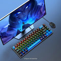 Wired Gaming Keyboard & Mouse Combo - Anti-Ghosting Multi-Key, 68 Keys by Zerodamage Sahara Case LLC