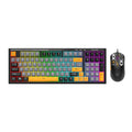 Wired Gaming Keyboard & Mouse Combo - Anti-Ghosting Multi-Key, 7-RGB Backlights by Zerodamage Sahara Case LLC