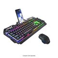 Wired Gaming Keyboard & Mouse Combo - Anti-Ghosting Multi-Key, 7-RGB Backlights by Zerodamage Sahara Case LLC
