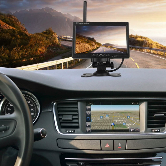 Wireless Backup Camera System Vehicle Rear View Monitor Kit by DailySale