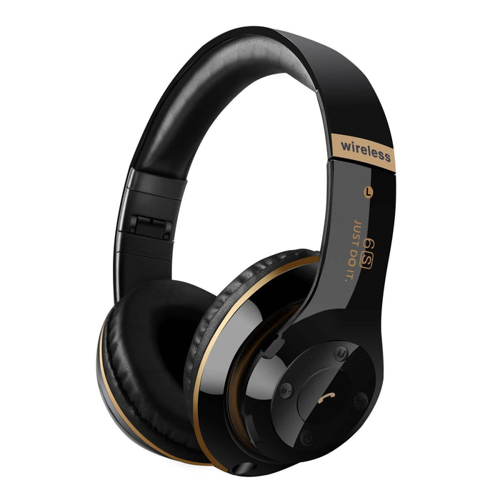 Wireless Bluetooth Headphones Stereo Heavy Bass Earphones Over the Ear Headset by DailySale