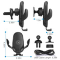 Wireless Car Charger 15W Qi Fast Charging Car Mount by DailySale
