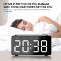 Wireless Charger Alarm Clock Bluetooth Speaker LED Smart Digital Clock by DailySale