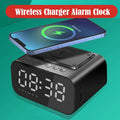 Wireless Charger Alarm Clock Bluetooth Speaker LED Smart Digital Clock by DailySale