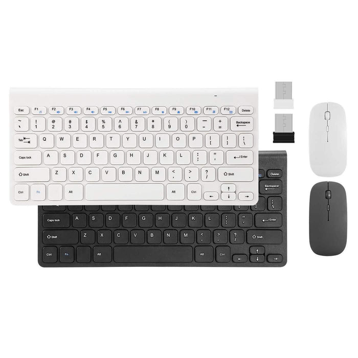 Wireless Keyboard and Mouse 2.4GHz Multimedia Mini Keyboard & Mouse by DailySale