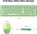 Wireless Keyboard and Mouse Combo with Lime Green Flush Keys by Zerodamage Sahara Case LLC