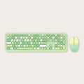 Wireless Keyboard and Mouse Combo with Lime Green Flush Keys by Zerodamage Sahara Case LLC