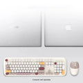 Wireless Keyboard & Mouse Combo - Silent Click, Colorful 104 Keys by Zerodamage Sahara Case LLC
