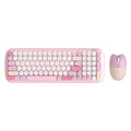 Wireless Keyboard & Mouse Combo - Soft Click, Colorful 100 Keys by Zerodamage Sahara Case LLC