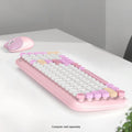 Wireless Keyboard & Mouse Combo - Soft Click, Colorful 100 Keys by Zerodamage Sahara Case LLC
