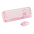 Wireless Keyboard & Mouse Combo - Soft Click, Colorful 100 Keys by Zerodamage Sahara Case LLC