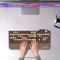 Wireless Keyboard - Silent Keys, 104 Keys Full Keyboard by Zerodamage Sahara Case LLC