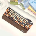 Wireless Keyboard - Silent Keys, 104 Keys Full Keyboard by Zerodamage Sahara Case LLC