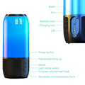 Wireless Portable Speaker with Color Changing Light by DailySale