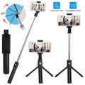 Wireless Selfie Stick Extendable Tripod with Detachable Remote Shutter for 3.5-6.2" Phone by DailySale
