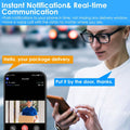 Wireless Smart Wi-Fi Video Doorbell by DailySale