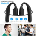 Wireless V5.1 Bone Conduction Earphones with Sensitive Mic by DailySale