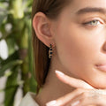 Wisdom & Willpower - Onyx Earrings of Resilience by Conscious Items
