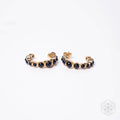 Wisdom & Willpower - Onyx Earrings of Resilience by Conscious Items