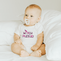 graphic bodysuit | witch please by Finn + Emma