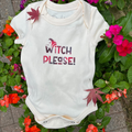 graphic bodysuit | witch please by Finn + Emma