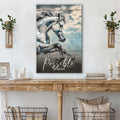 With God All Things Are Possible Faith Sign IV by Tailored Canvases