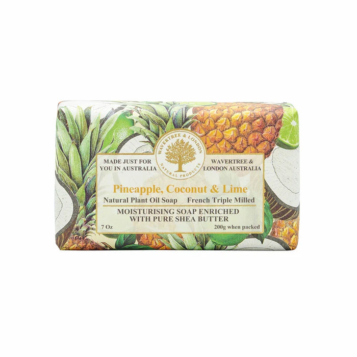 Wavetree & London Pineapple, Coconut & Lime French Triple Milled Soap 7oz by Pasteur Pharmacy