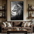 Wolf Double Exposure Wall Art II by Tailored Canvases