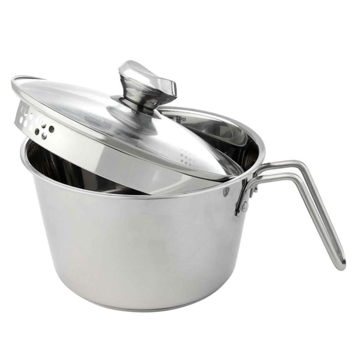 Wolfgang Puck 12-Cup Stainless Steel Pot with Colander Lid Model by DailySale