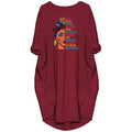Woman's Long Sleeve Loose Pocket Oversize Tunic Dress by DailySale