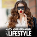 Women Big Frame Square Sunglasses by DailySale